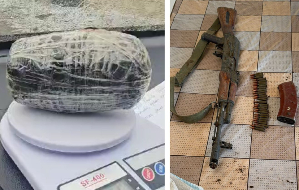 Əvvəllər məhkum olunmuş şəxsdən 1 kiloqrama yaxın heroin götürülüb