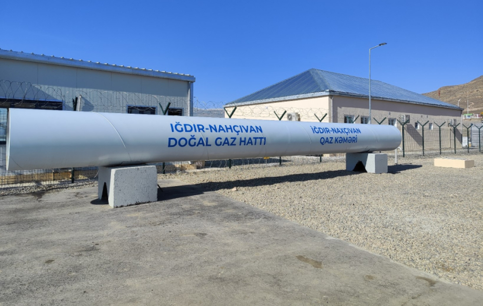 İğdır-Naxçıvan qaz kəməri Naxçıvanın enerji təhlükəsizliyinin dayanıqlığını təmin edəcək