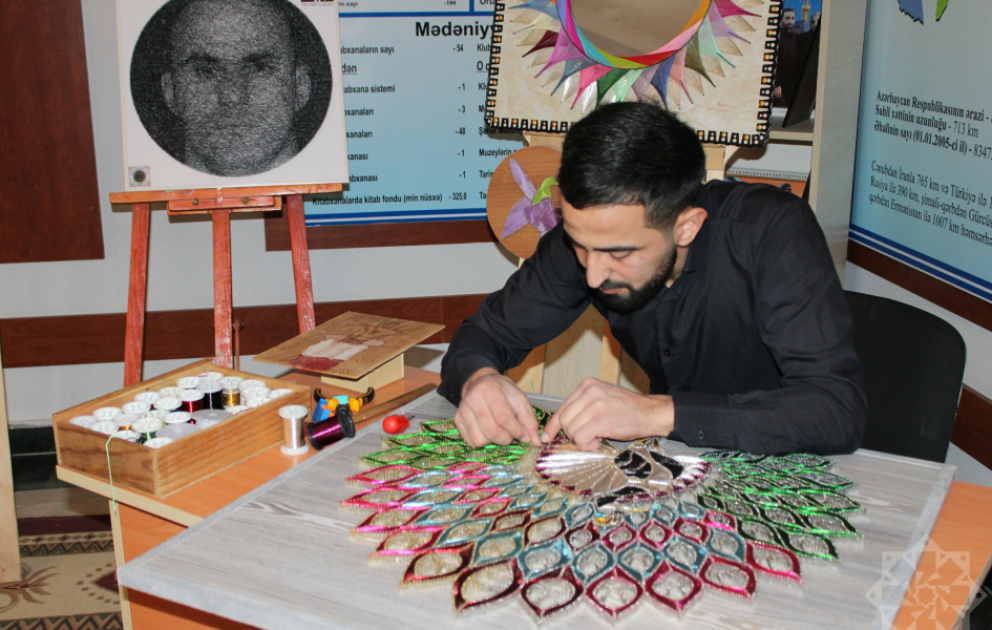 İncəsənət üçün istifadə olunan çəkic, mismar, taxta və məftillər - Şabrandan REPORTAJ
