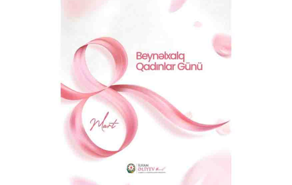 Le président Ilham Aliyev partage une publication sur la Journée internationale des femmes