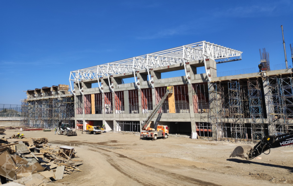 İdarə rəisi: Gəncə şəhər stadionunun tikintisinin sentyabradək başa çatdırılması nəzərdə tutulur
