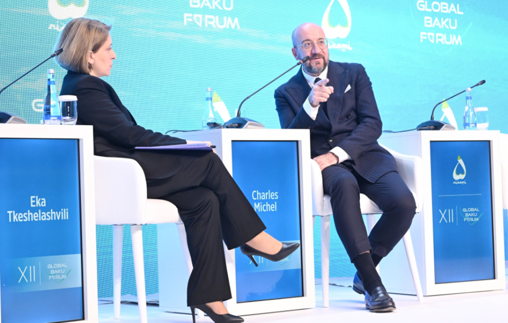Şarl Mişel: Biz çoxqütblü dünyaya hərtərəfli dəstəyimizi göstərməliyik