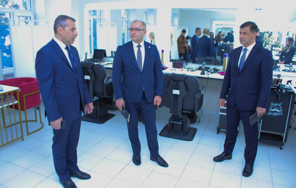 Gəncə Dövlət Peşə Təhsil Mərkəzində qısamüddətli təlim keçən müdavimlərlə görüş olub