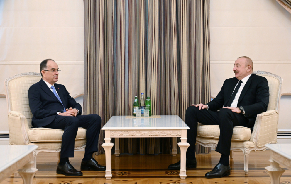President Ilham Aliyev met with President of Albania