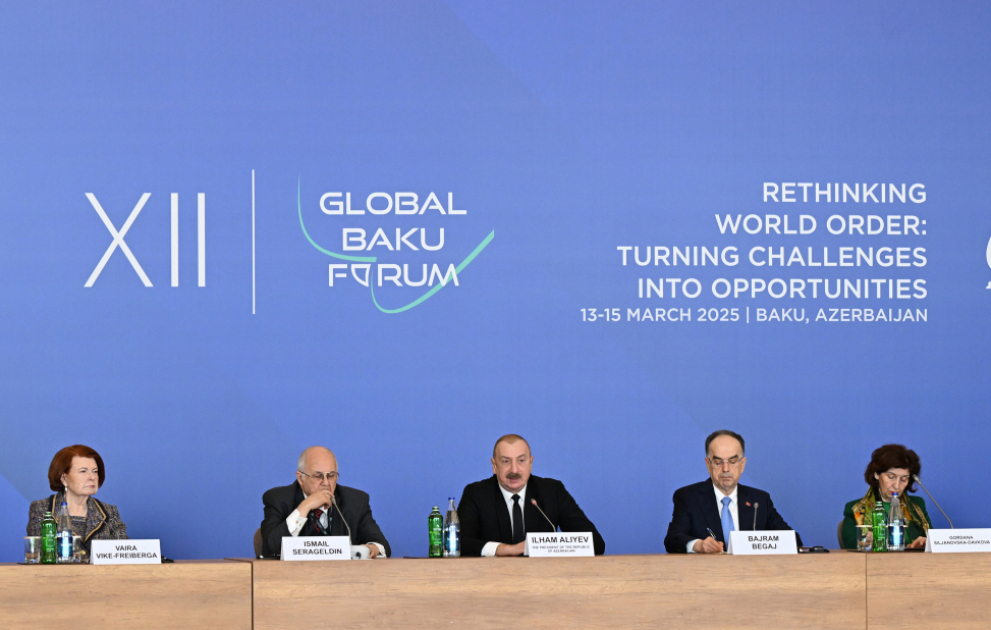 12th Global Baku Forum on “Rethinking World Order: Turning Challenges into Opportunities” commenced in Baku
President Ilham Aliyev addressed the opening ceremony of the Forum