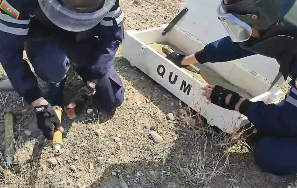 Naxçıvanda xeyli sayda hərbi sursatlar aşkarlanıb