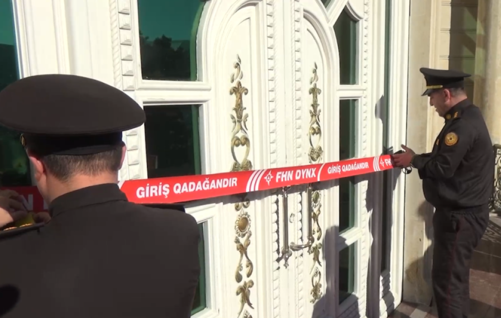 “Xəmsə” şadlıq evində yanğın təhlükəsizliyi sahəsində çoxsaylı nöqsanlar aşkarlanıb