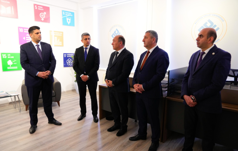 Naxçıvan Dövlət Universitetində Dayanıqlı İnkişaf Mərkəzi açılıb