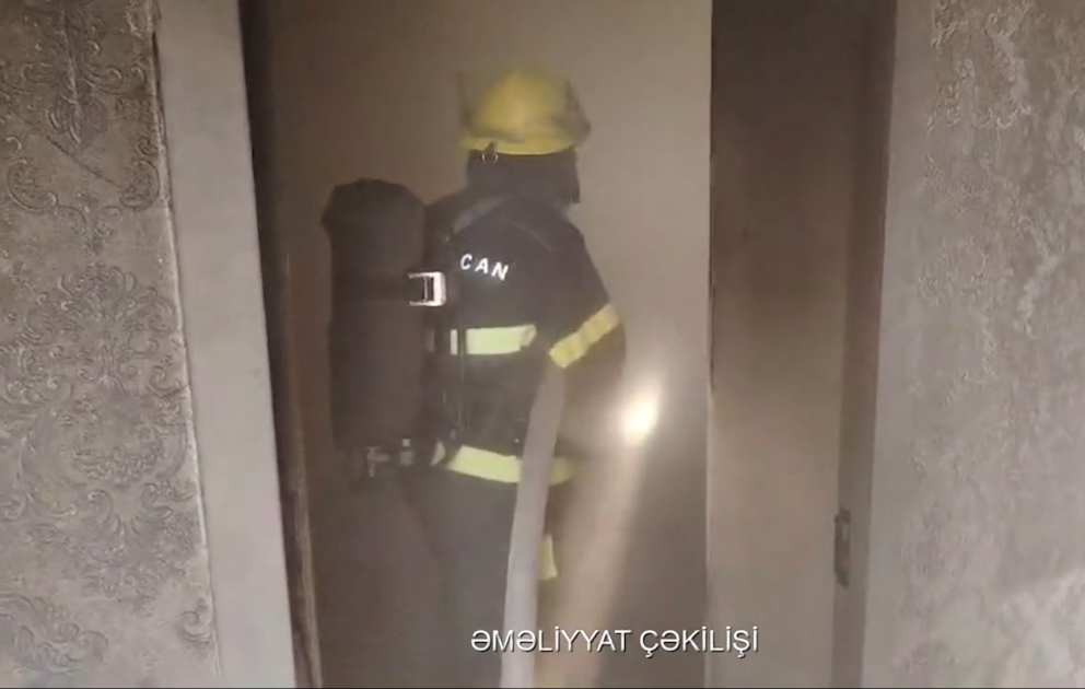 Hacıqabulda evdə yanğın baş verib