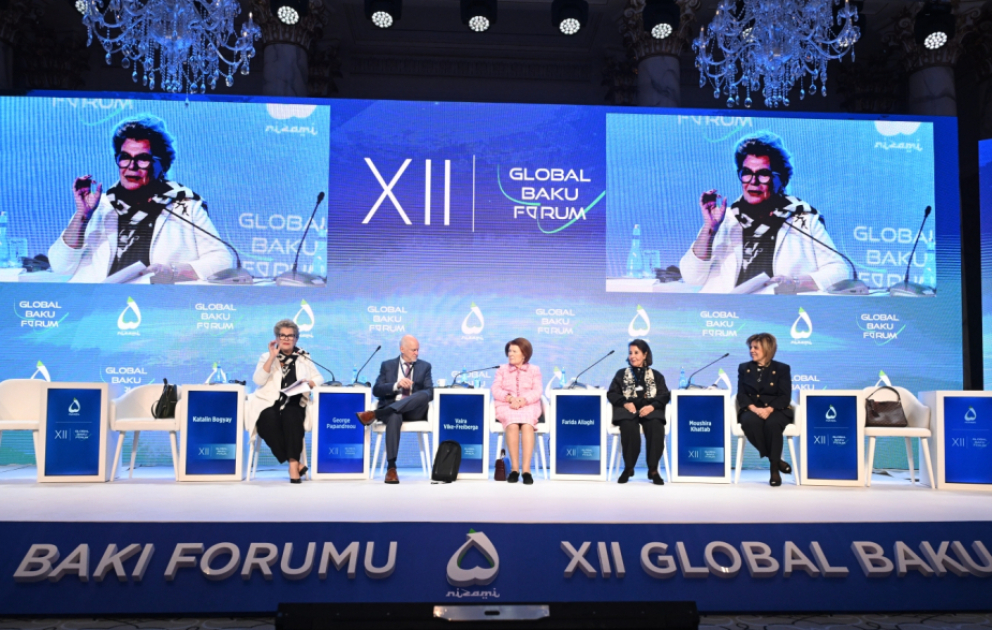 Qlobal Bakı Forumu: Qadınların fəaliyyətini dəstəkləyən xüsusi tədbirlərin həyata keçirilməsinə ehtiyac var