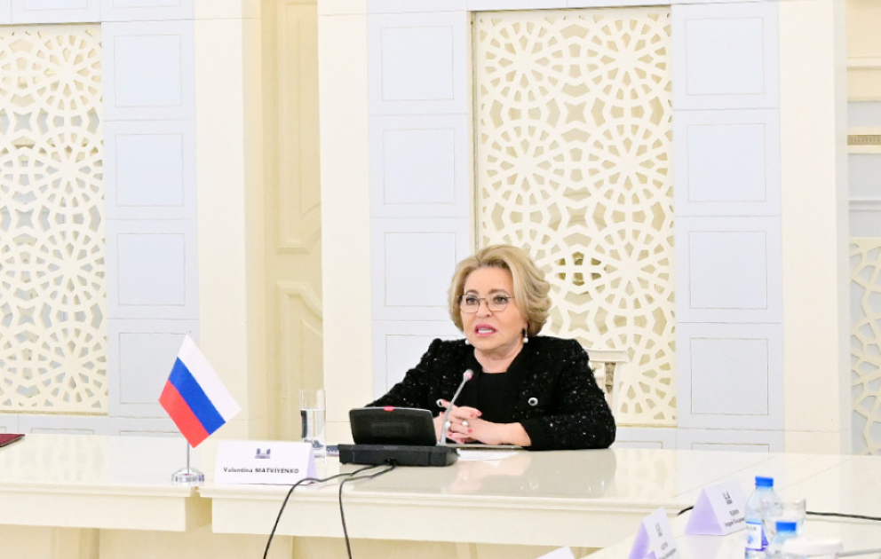 Валентина Матвиенко: Сегодня Россия и Азербайджан - стратегические партнеры, союзники