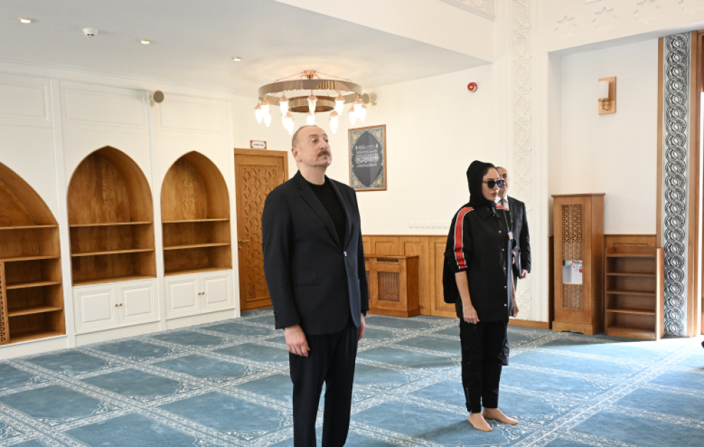 Ağdərə rayonunun Suqovuşan kəndində məscid istifadəyə verilib