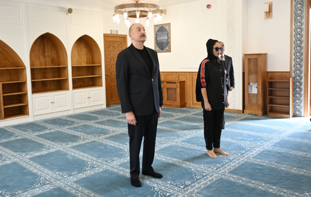 Moschee im Dorf Sugovuschan in Aghdara Region eingeweiht