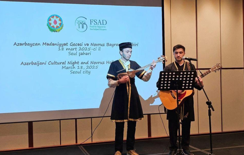 Cənubi Koreyada Azərbaycan mədəniyyəti gecəsi və Novruz şənliyi təşkil olunub