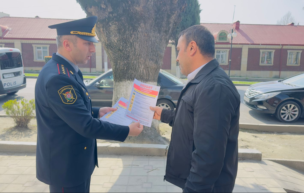 “Kiberdələduzlara qarşı diqqətli olun!” – Polis Balakəndə tədbirlər keçirib