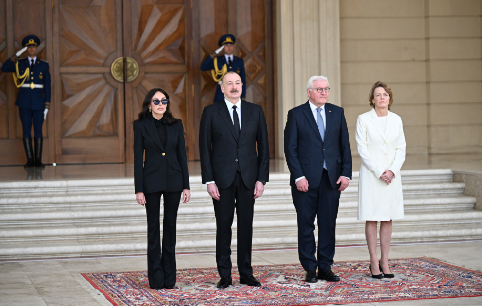 Official welcome ceremony was held for President of Germany Frank-Walter Steinmeier
