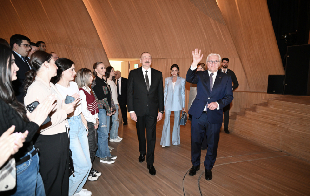 Azərbaycan və Almaniya prezidentləri Heydər Əliyev Mərkəzində təşkil olunmuş konsertdə iştirak ediblər