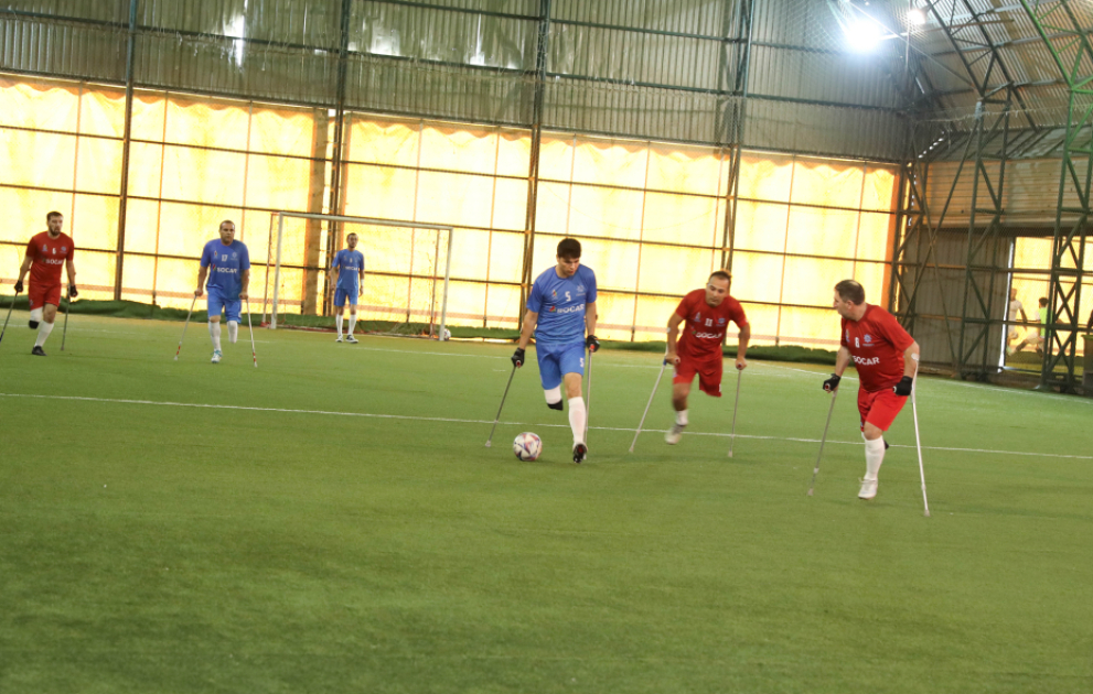 ANAMA və AFFA-nın birgə təşkilatçılığı ilə amputant futbolçular arasında oyun təşkil olunub