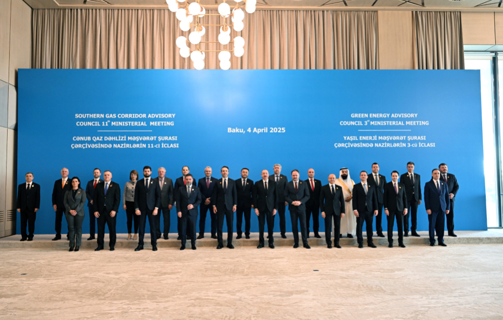 11. Ministertreffen des Beratungsgremiums für Südlichen Gaskorridor und 3. Ministertreffen des Beratungsgremiums für Grüne Energie Präsident Ilham Aliyev nimmt an Veranstaltung teil