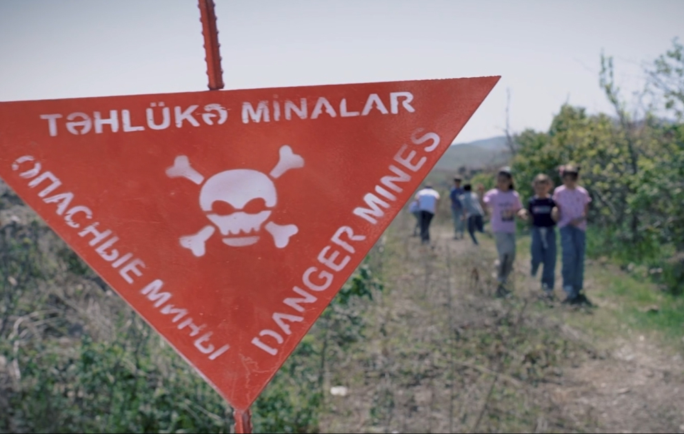 Uşaqlar arasında mina təhlükəsizliyi mövzusunda maarifləndirici videoçarx hazırlanıb