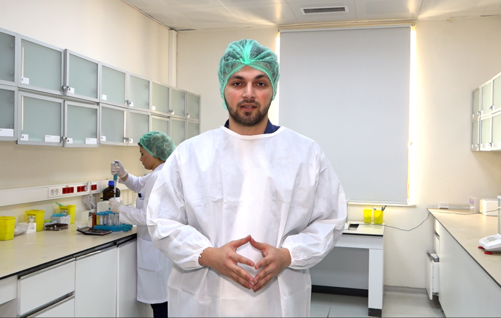 Qidaların yoxlanıldığı laboratoriya