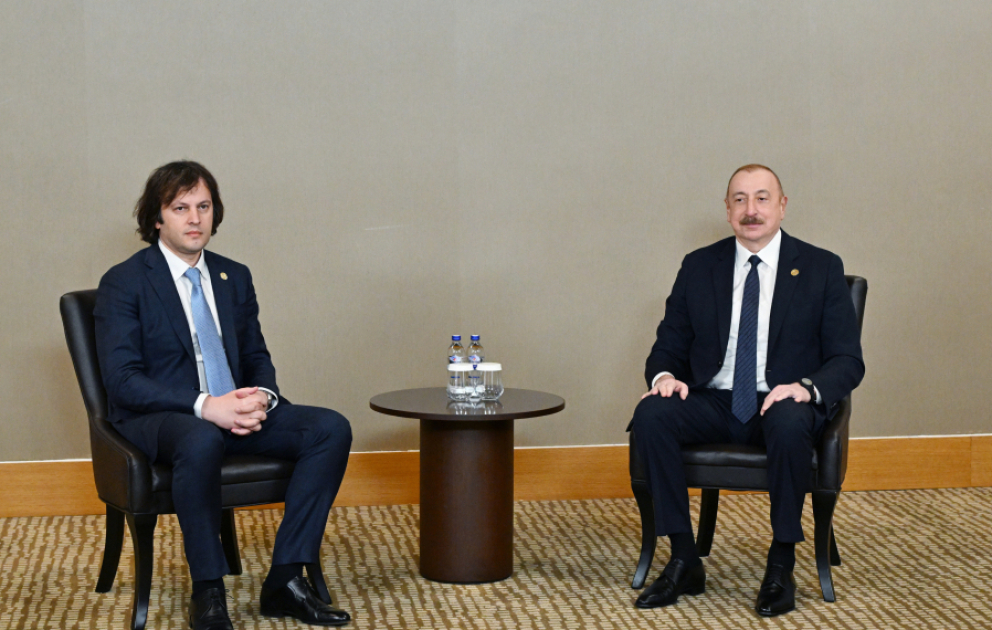 President Ilham Aliyev met with Georgian Prime Minister Irakli Kobakhidze in Antalya