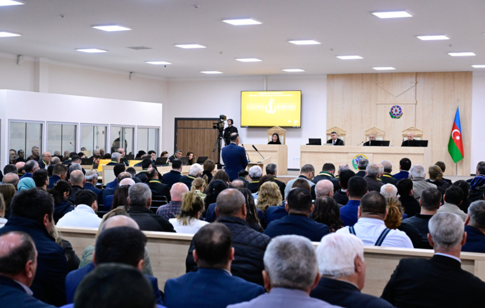 Bağanıs Ayrımda erməni hərbçilərin yandıraraq qətlə yetirdikləri 39 günlük körpə ilə bağlı videomateriallar məhkəmədə nümayiş etdirilib