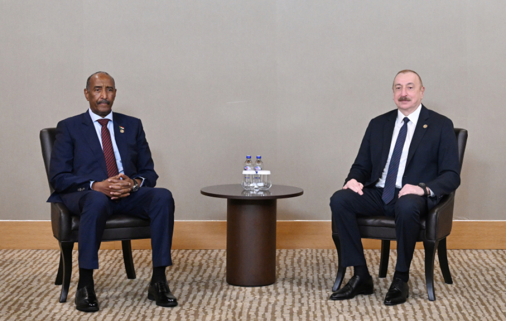 President Ilham Aliyev met with President of Transitional Sovereignty Council of Sudan in Antalya