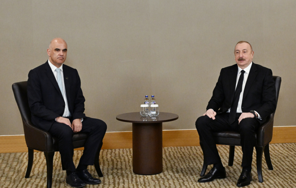 Prezident İlham Əliyevin Antalyada Avropa Şurasının Baş katibi Alen Berse ilə görüşü olub
