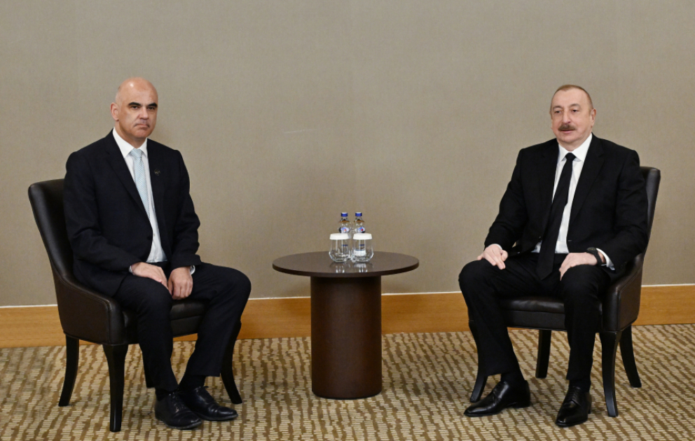 Le président azerbaïdjanais s’entretient avec le secrétaire général du Conseil de l’Europe