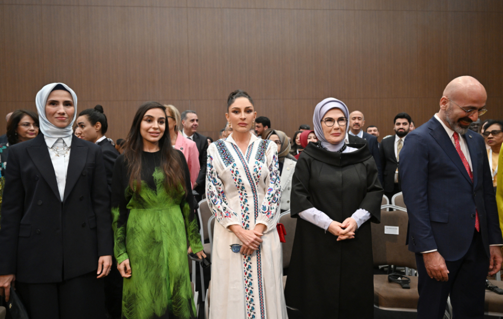Azərbaycanın birinci xanımı Mehriban Əliyeva Antalya Diplomatiya Forumunun panel iclasında iştirak edib