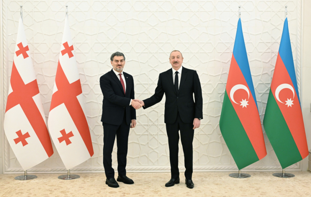 President of Azerbaijan Ilham Aliyev held one-on-one meeting with President of Georgia Mikheil Kavelashvili