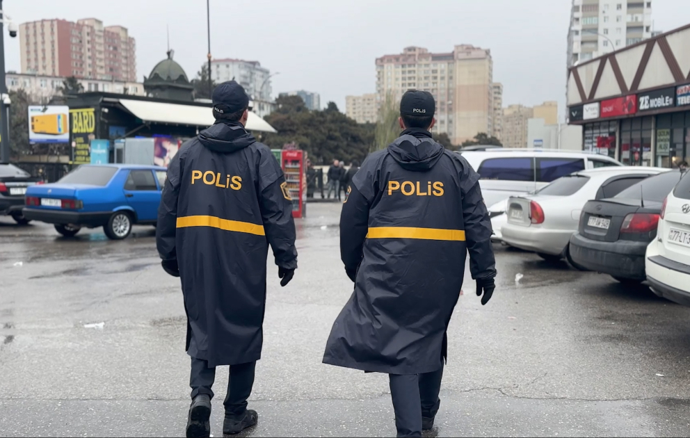 Polis əməkdaşları tərəfindən günboyu fasiləsiz xidmət davam etdirilib