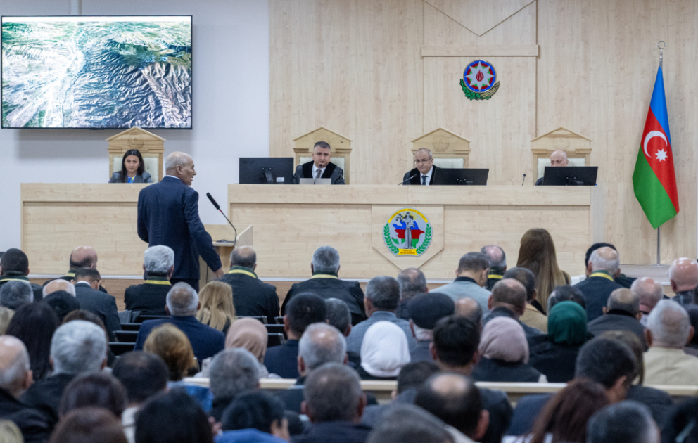 На суде были продемонстрированы ужасающие видеокадры Ходжалинского геноцида, совершенного Арменией