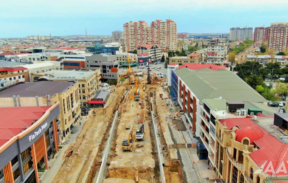 Dövlət proqramına uyğun yeni yolun inşası sürətlə davam etdirilir