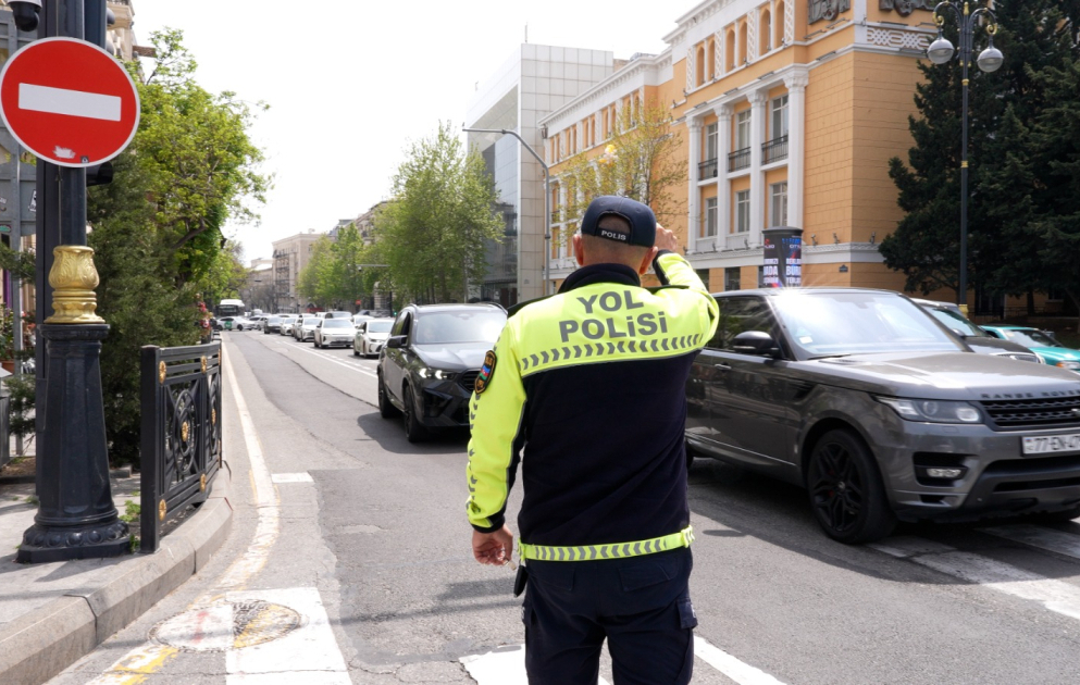DİN: Avtobus zolağına daxil olan sürücülərə xəbərdarlıq