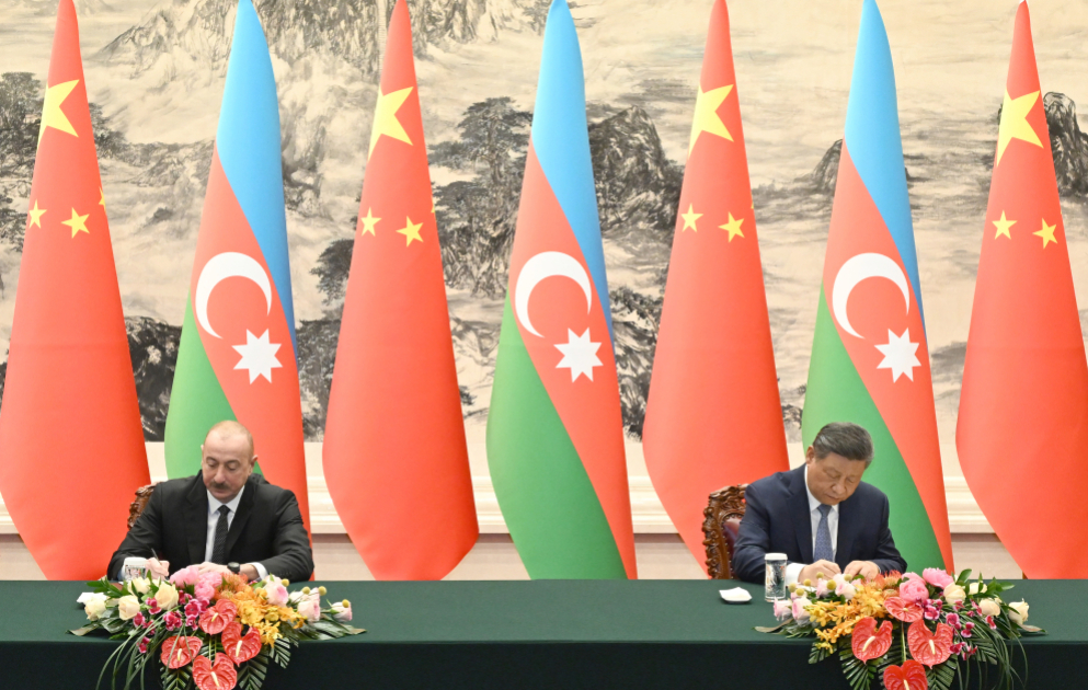 L’Azerbaïdjan et la Chine signent un certain nombre de documents à Pékin