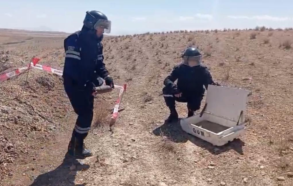 Babək və Şahbuz rayonlarında xeyli sayda hərbi sursatlar aşkar olunub