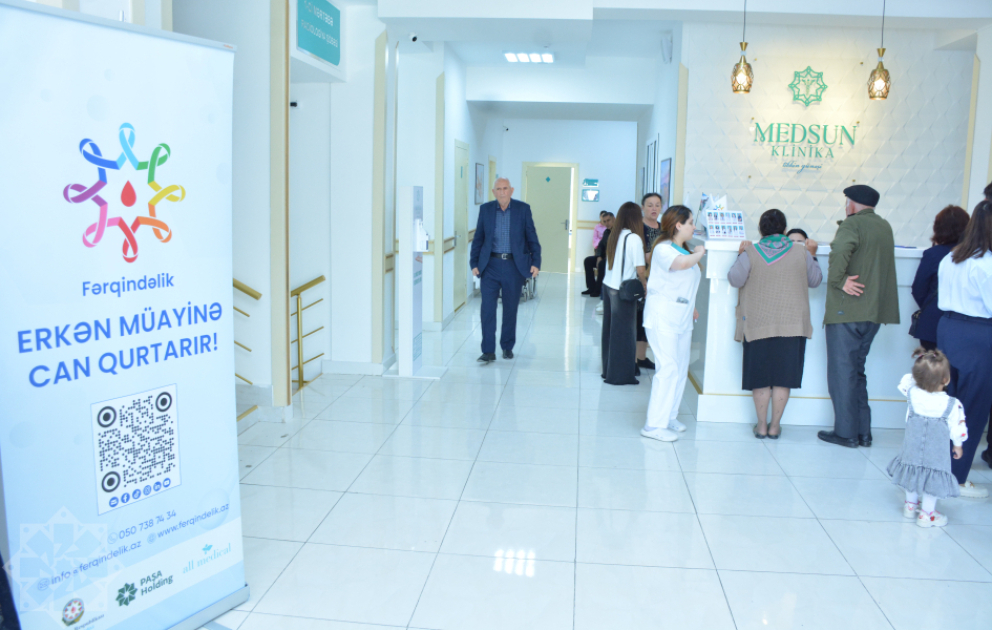 Şamaxıda “Erkən müayinə can qurtarır!” tibbi aksiyası keçirilib
