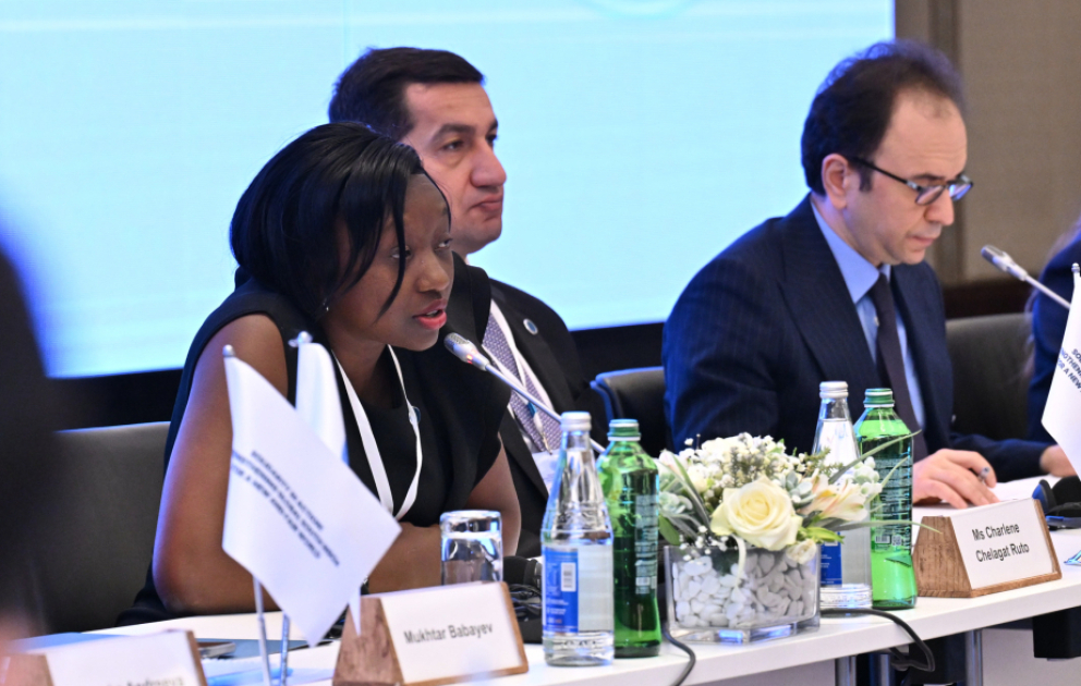 Charlene Ruto: Azərbaycan dayanıqlı inkişaf məqsədləri istiqamətində səylərini nümayiş etdirir