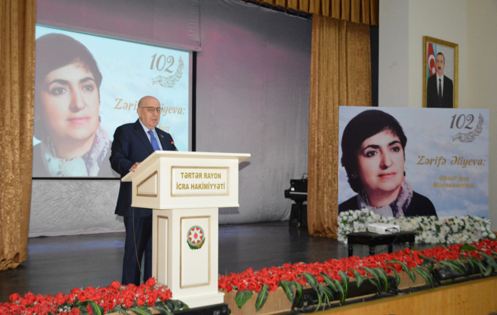 Tərtərdə “Zərifə Əliyeva: Əbədi işıq mücəssəməsi” mövzusunda konfrans keçirilib