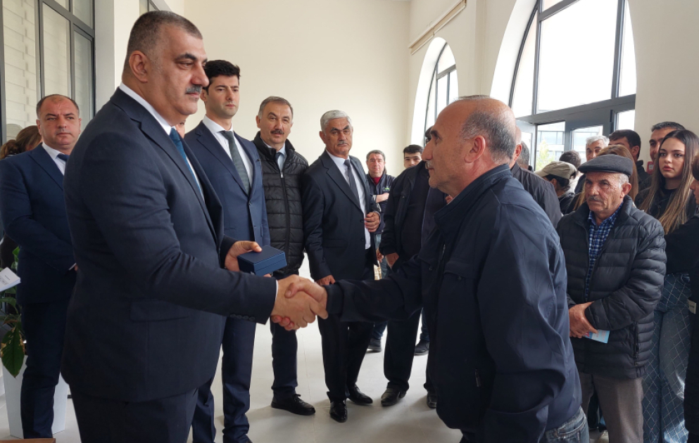 Böyük Qayıdış: Ağdamın Sarıcalı kəndində daha 39 ailəyə evlərin açarları təqdim edilib