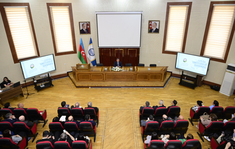 Bakıda Konstitusiyanın dövlətçilikdə roluna həsr olunmuş beynəlxalq konfrans keçirilib