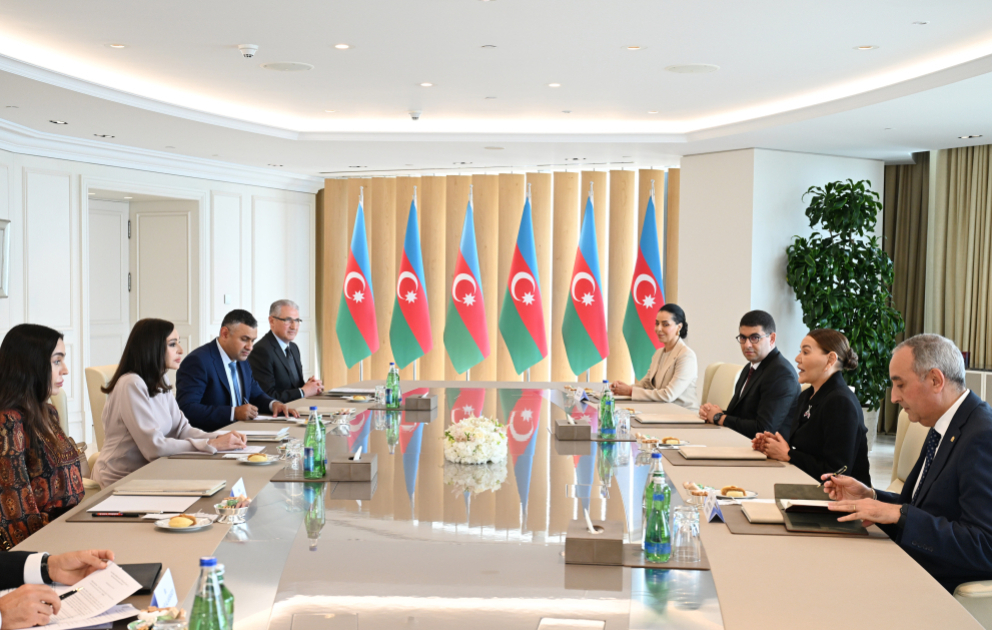 Erste Vizepräsidentin Aserbaidschans Mehriban Aliyeva trifft Prinzessin Lalla Hasnaa von Marokko