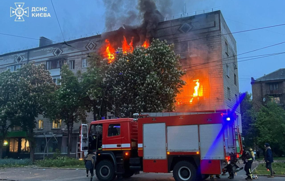 Kiyevə hava hücumu edilib, ölənlər və xəsarət alanlar var