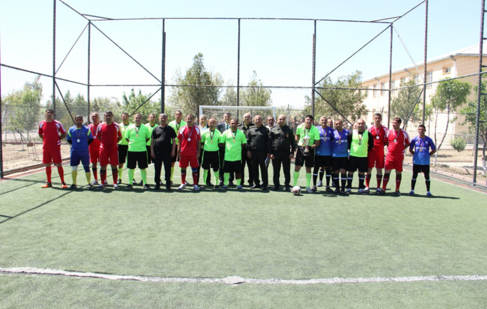 Məhkumlar arasında minifutbol turniri təşkil olunub