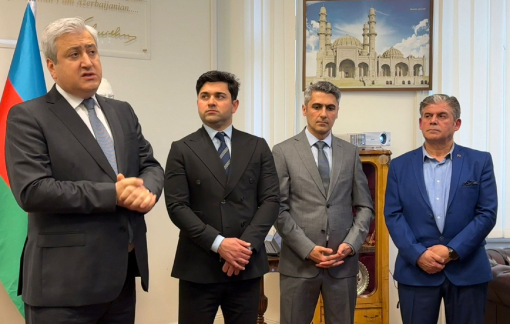 Stokholmda Ümummilli Lider Heydər Əliyevin 102-ci ildönümünə həsr olunmuş anım tədbiri keçirilib
