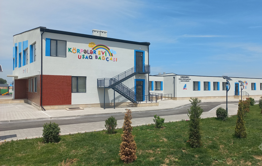 Kəngərli kəndindəki körpələr evi-uşaq bağçasında azyaşlıların təlim-tərbiyəsi üçün hər cür şərait yaradılıb