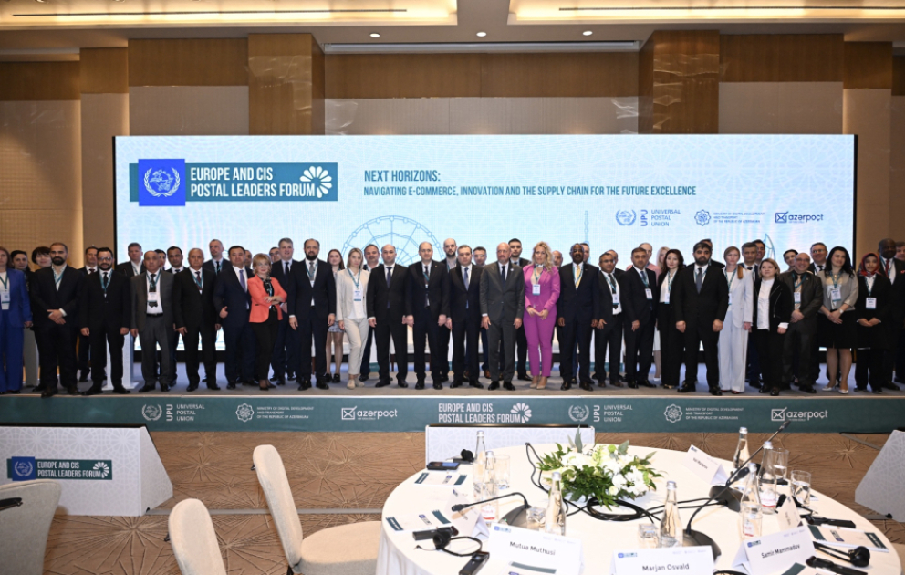 Bakıda Avropa və MDB Poçt Liderlərinin I Forumu işə başlayıb