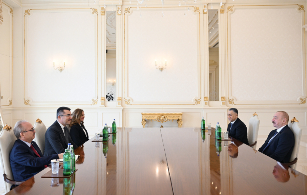 Le président azerbaïdjanais reçoit le secrétaire général du Conseil de sécurité nationale de Türkiye